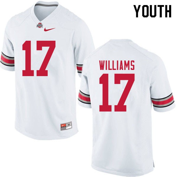 Ohio State Buckeyes #17 Alex Williams Youth Alumni Jersey White